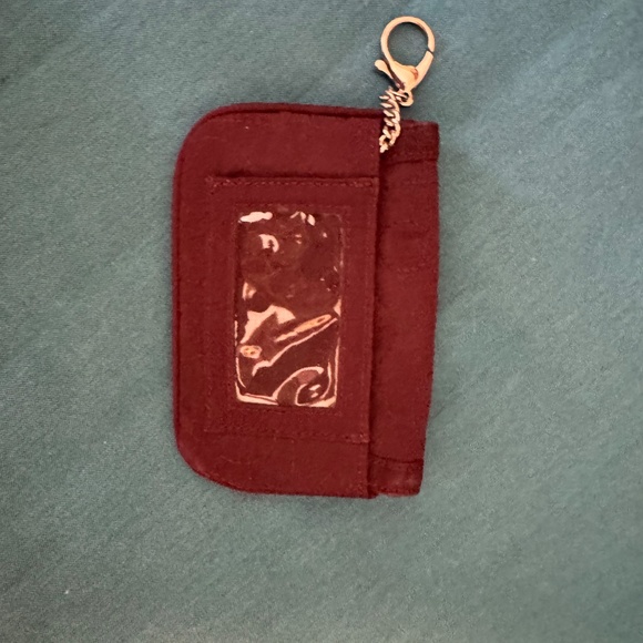 SALE: Vera Bradley card pouch/wallet with clasp - Picture 2 of 4